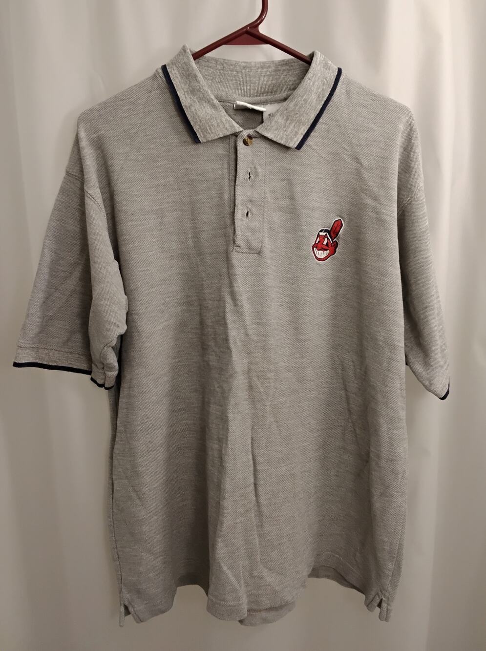 Vintage Cleveland Indians Chief Wahoo Polo, size M